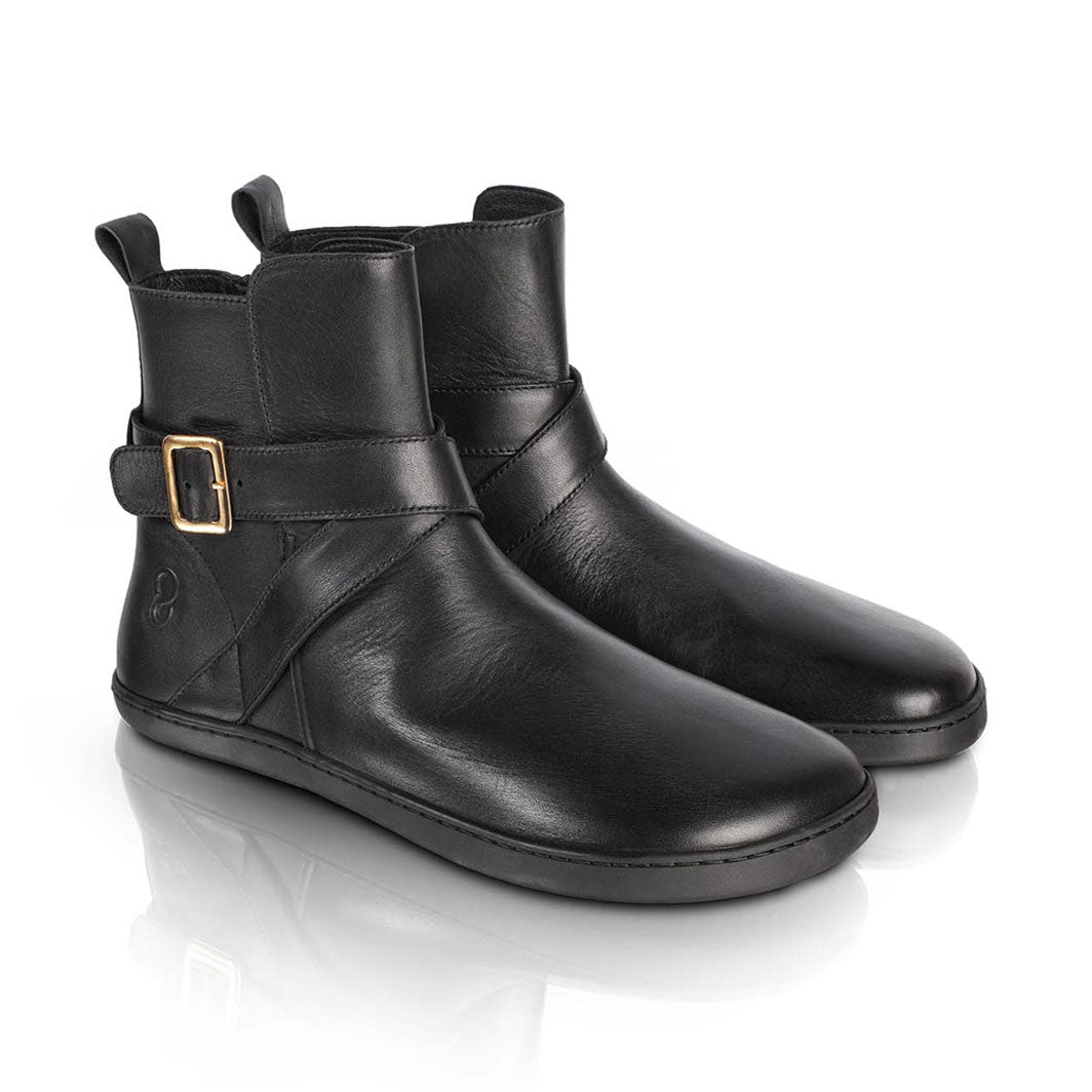 Shapen - DIVINE Barefoot Ankle Boots - Black (Womens)