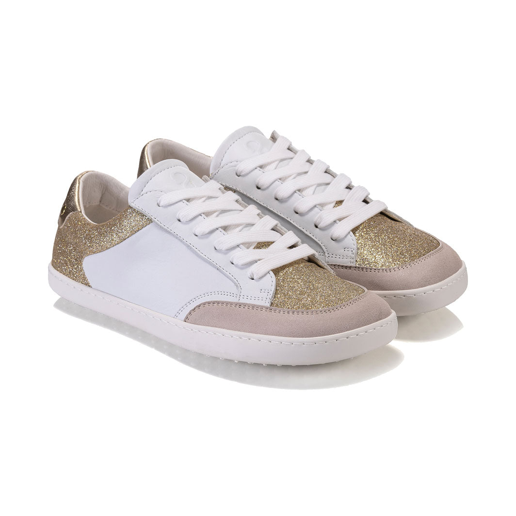 Shapen - CHARM Leather Barefoot Shoes  - Light Gold (Womens)