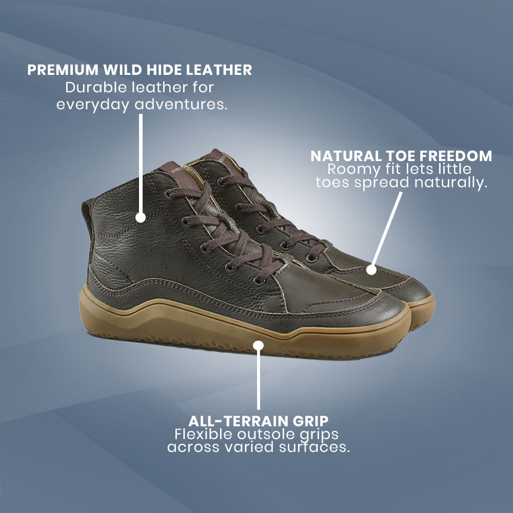 Vivobarefoot - Gobi Boot Juniors - Bracken