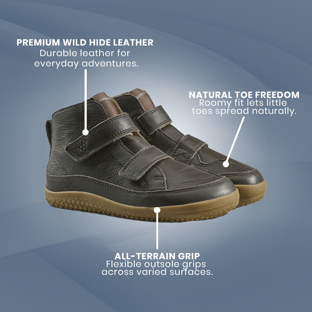 Vivobarefoot - Gobi Boots Kids - Bracken
