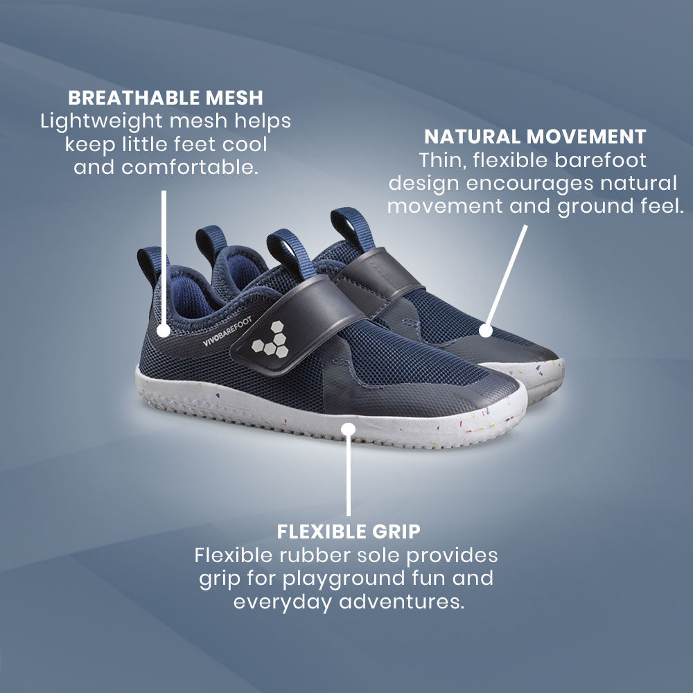 Vivobarefoot - Primus Sport IV Preschool - Deep Ocean