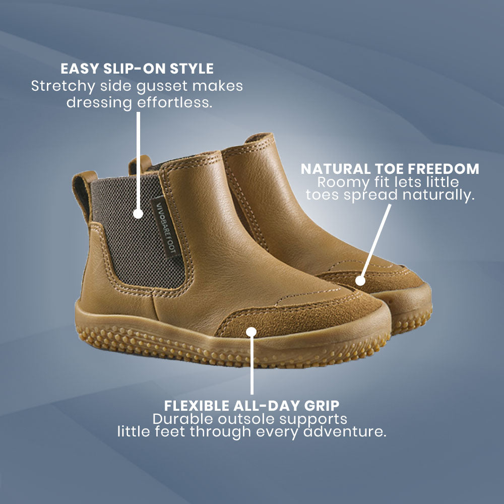 Vivobarefoot - Gobi Chelsea Toddlers - Acorn