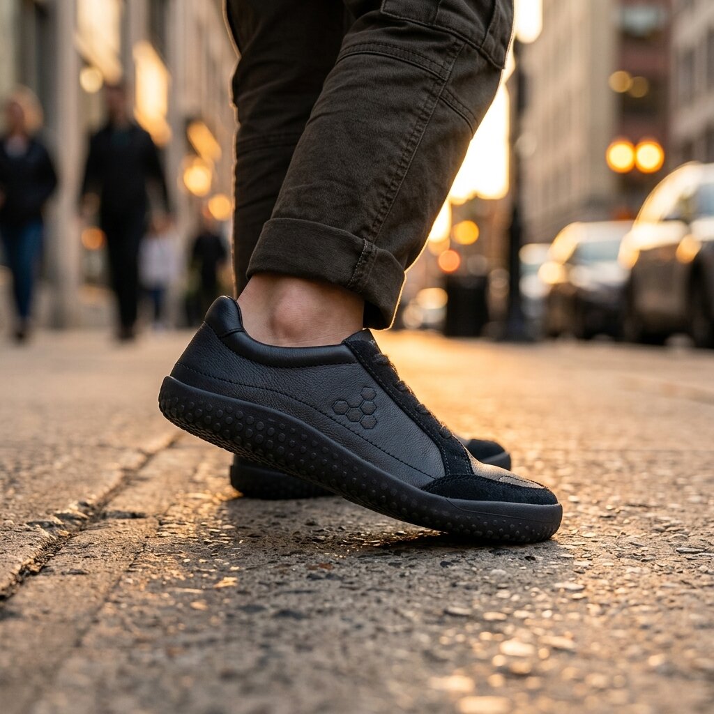 Vivobarefoot - Gobi Sneaker School Juniors - Obsidian