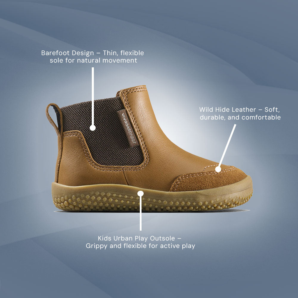 Vivobarefoot - Gobi Chelsea Toddlers - Acorn