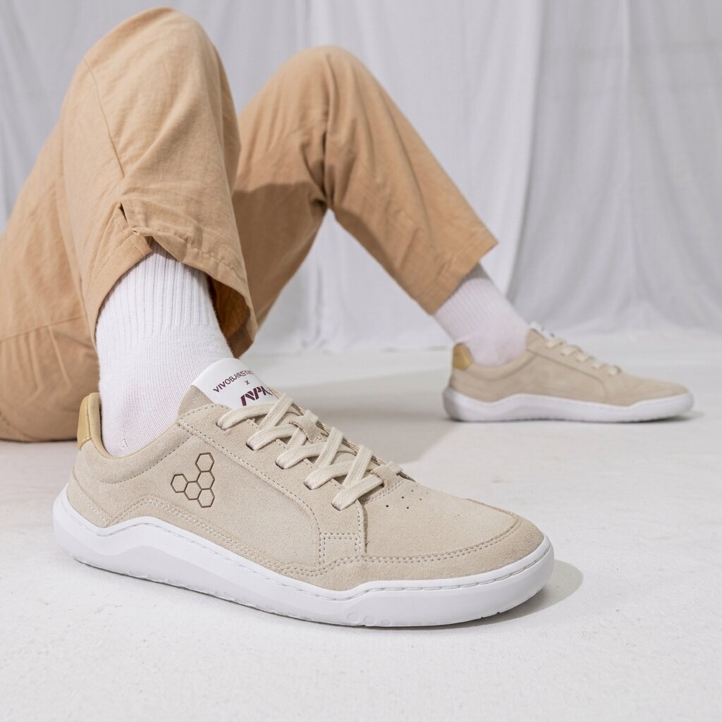 Vivobarefoot Gobi II Sneaker Premium Leather (Womens) - Sand-Fig