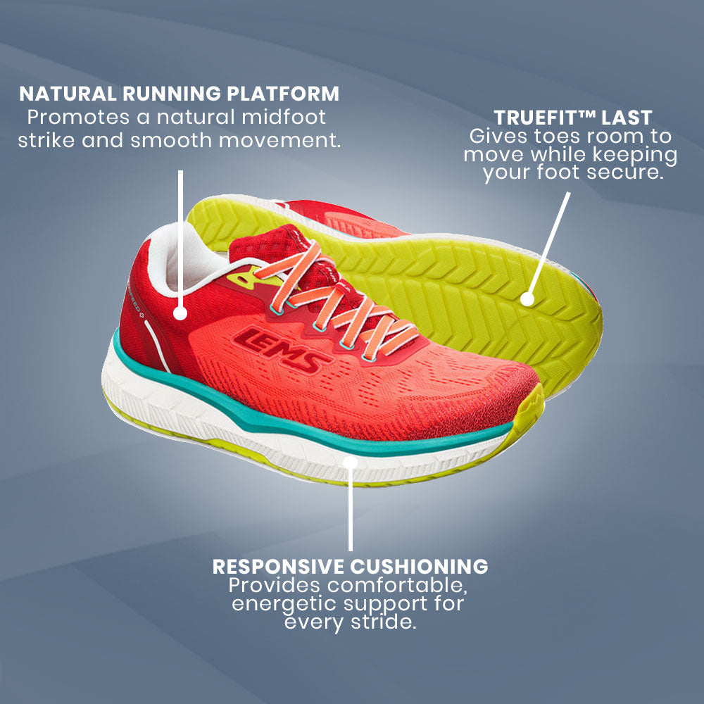 Lems - ZenSpeed+ (Slim Fit)- Firecracker - (Womens)