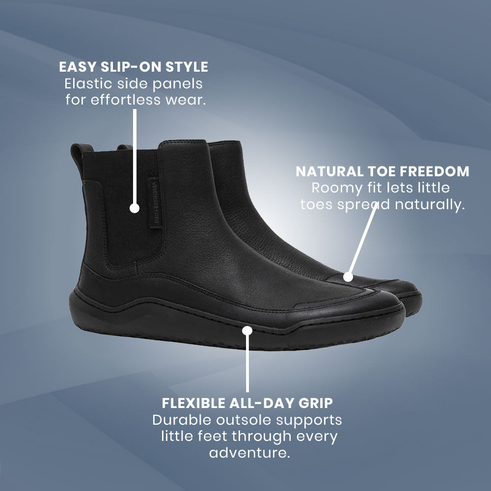 Vivobarefoot - Gobi Chelsea - Obsidian (Womens)