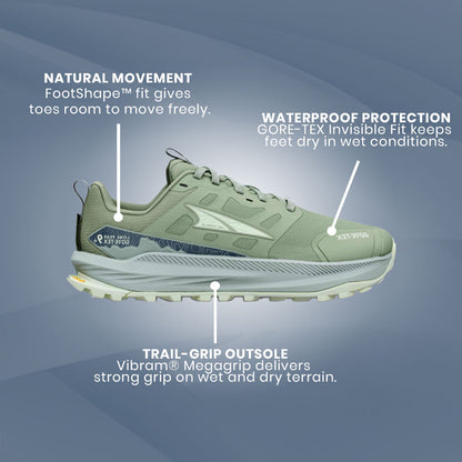 Altra - Lone Peak 9+ GTX Waterproof- Dusty Olive - Womens