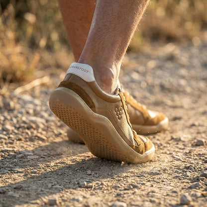 Vivobarefoot Gobi II Sneaker Premium Leather (Mens) - Tan