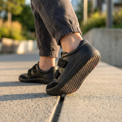 Vivobarefoot - Vivobarefoot Gobi Sneaker School Kids - Obsidian