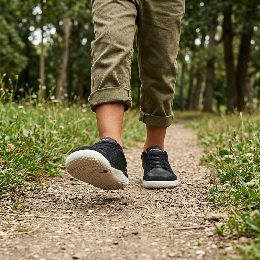 Vivobarefoot - Gobi Sneaker Juniors - Obsidian