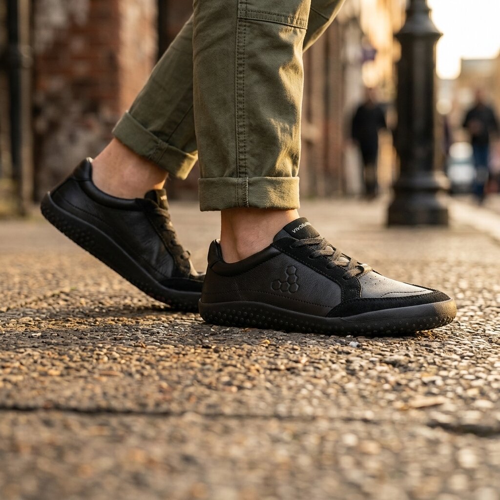 Vivobarefoot - Gobi Sneaker School Juniors - Obsidian