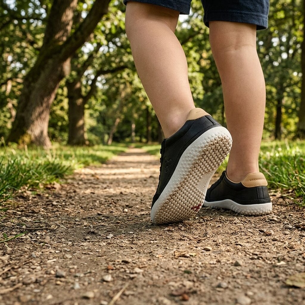 Vivobarefoot - Gobi Sneaker Juniors - Obsidian