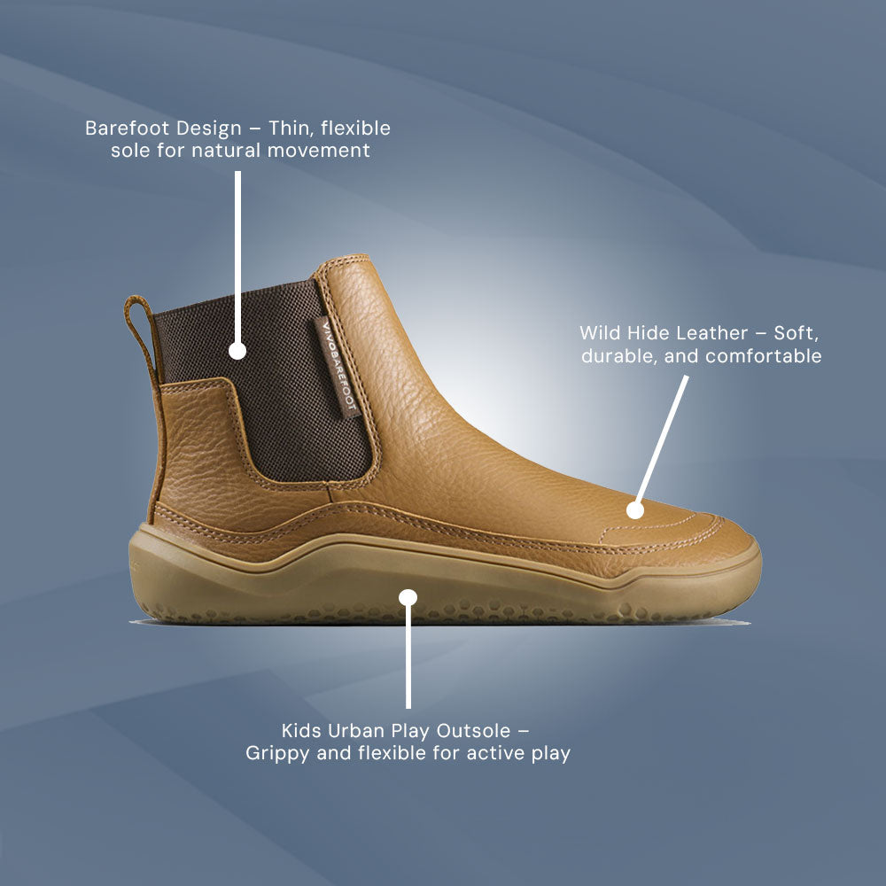 Vivobarefoot - Gobi Chelsea Juniors - Acorn