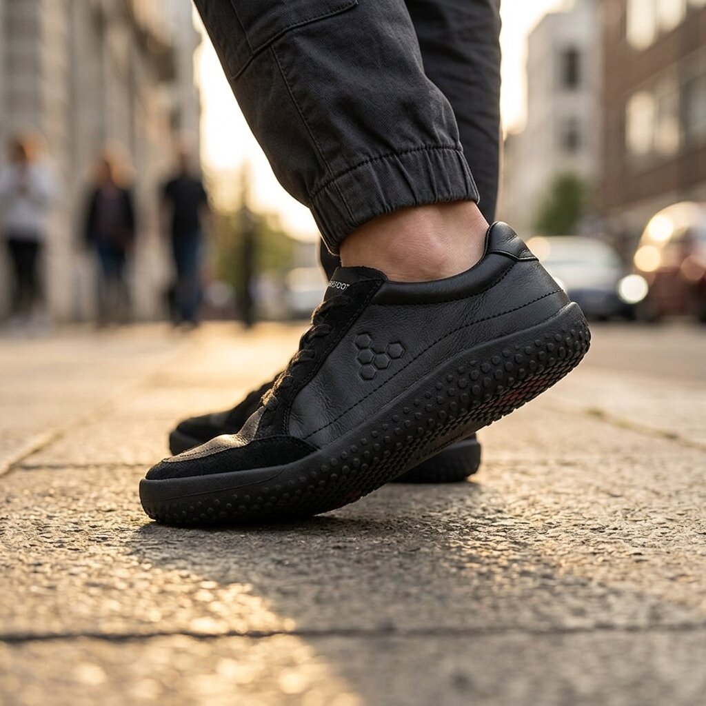 Vivobarefoot - Gobi Sneaker School Juniors - Obsidian