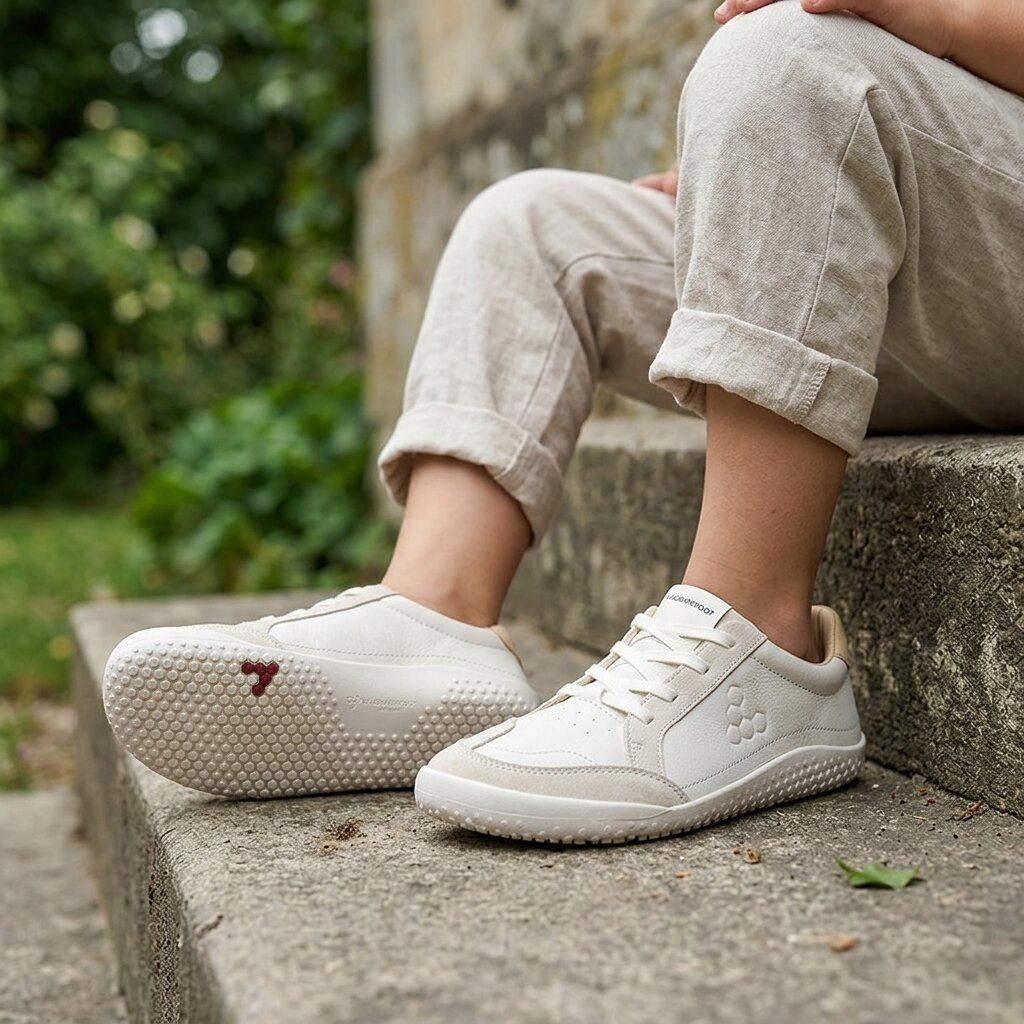 Vivobarefoot - Gobi Sneaker Juniors - Limestone