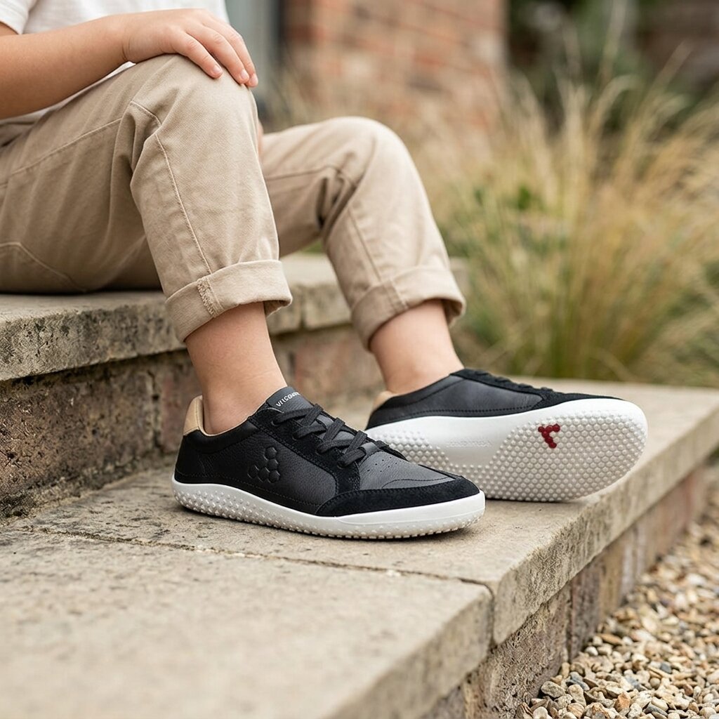 Vivobarefoot - Gobi Sneaker Juniors - Obsidian