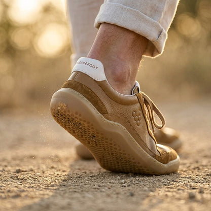 Vivobarefoot Gobi II Sneaker Premium Leather (Mens) - Tan