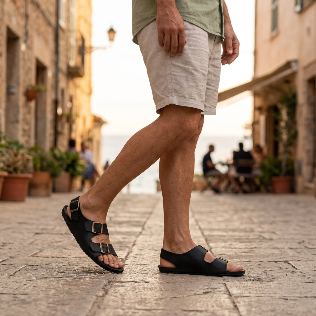 Freet - Salcombe Sandal - Black (Unisex)