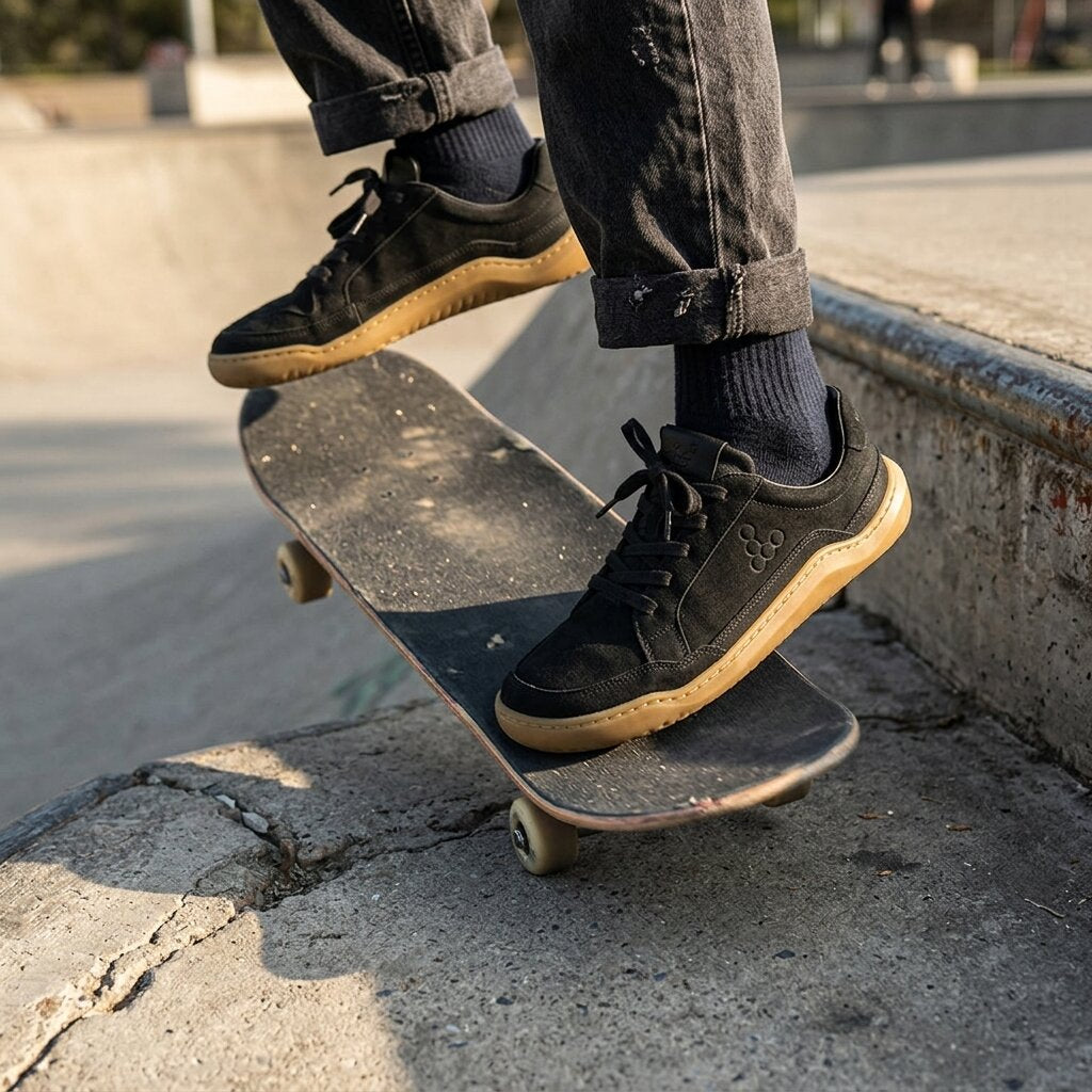 Vivobarefoot Gobi Sneaker Skate MLG (Mens) - Obsidian