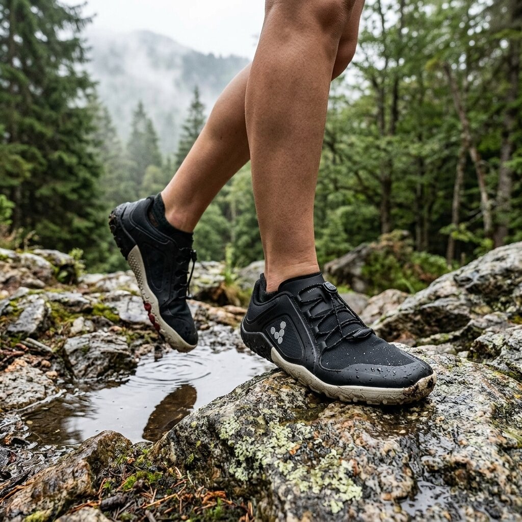 Vivobarefoot Primus Trail III All Weather FG - Obsidian (Womens)