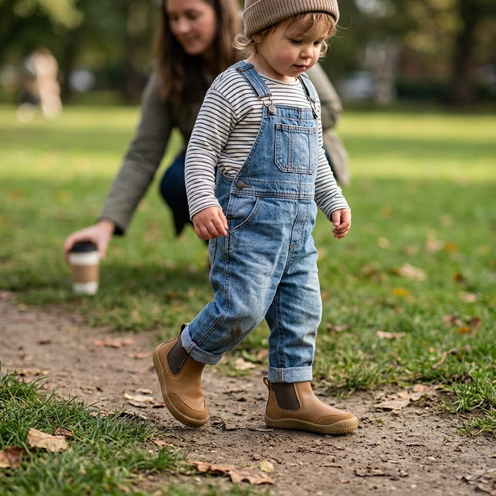 Vivobarefoot - Gobi Chelsea Toddlers - Acorn