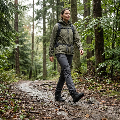 Vivobarefoot Tracker Textile AT Waterproof - Obsidian (Womens)