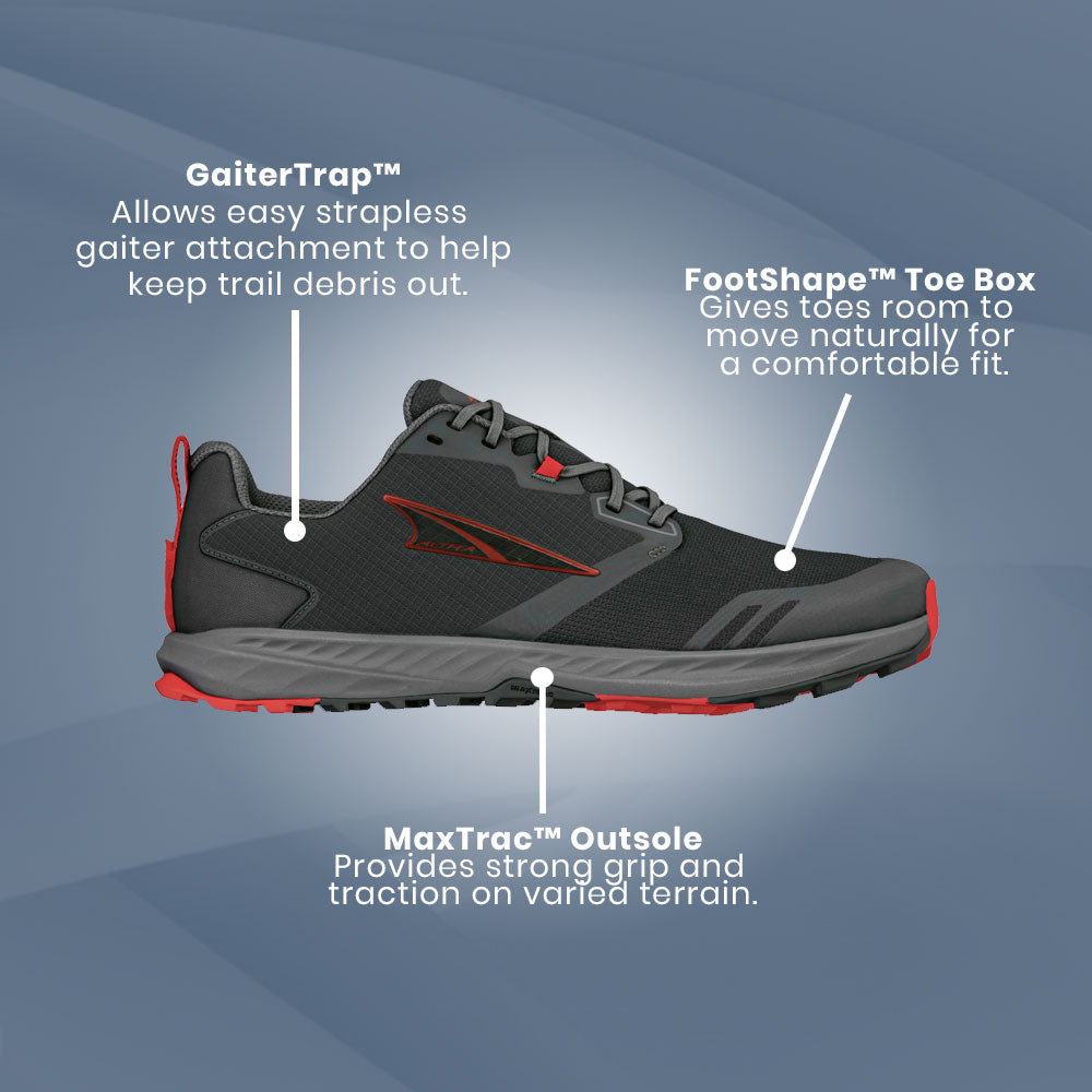Altra - Superior 7 - Black Grey - Mens