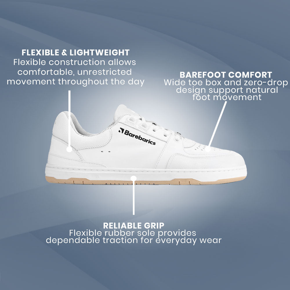 Barebarics - Wave - All White -(Unisex)