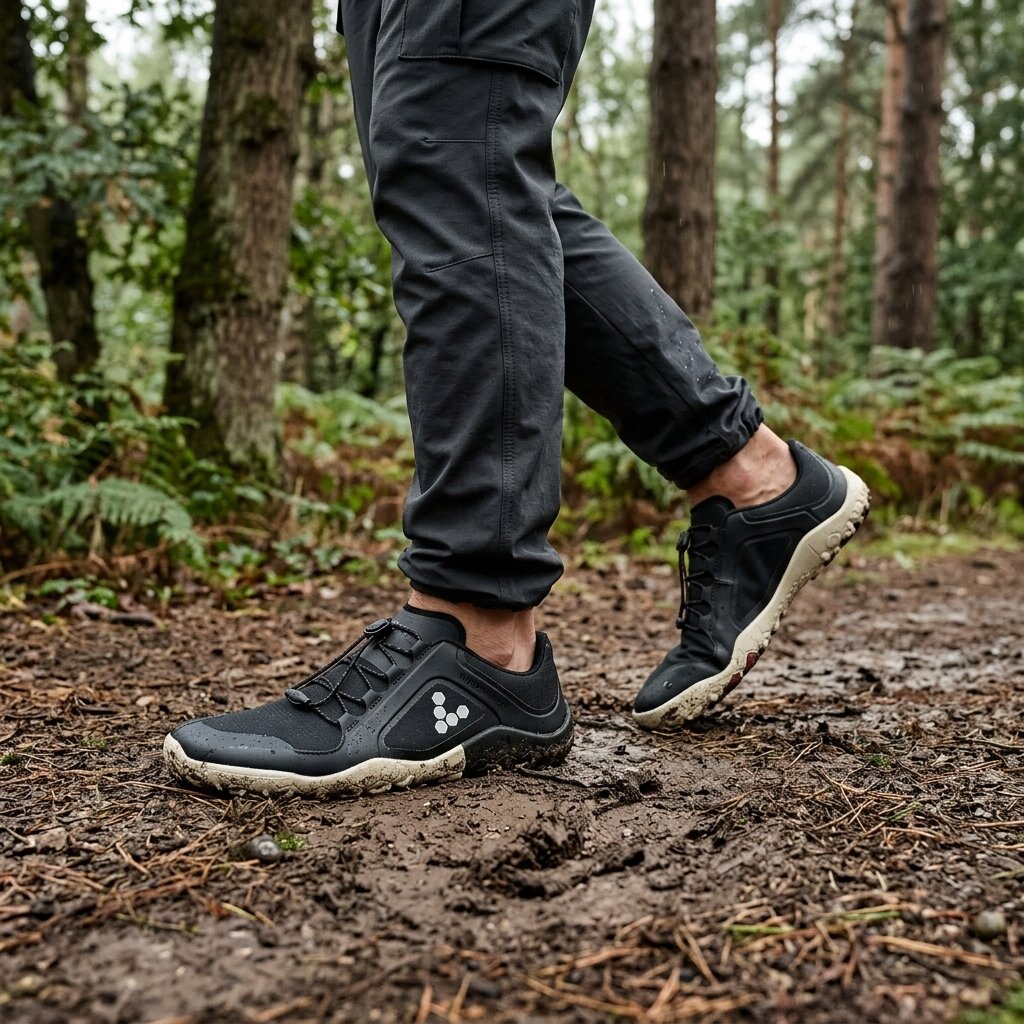 Vivobarefoot Primus Trail III All Weather FG - Obsidian (Mens)