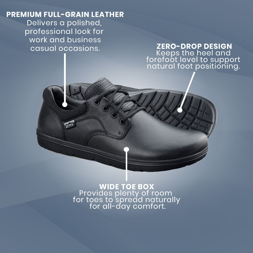 Lems - Nine2Five V2 - Black (Unisex)