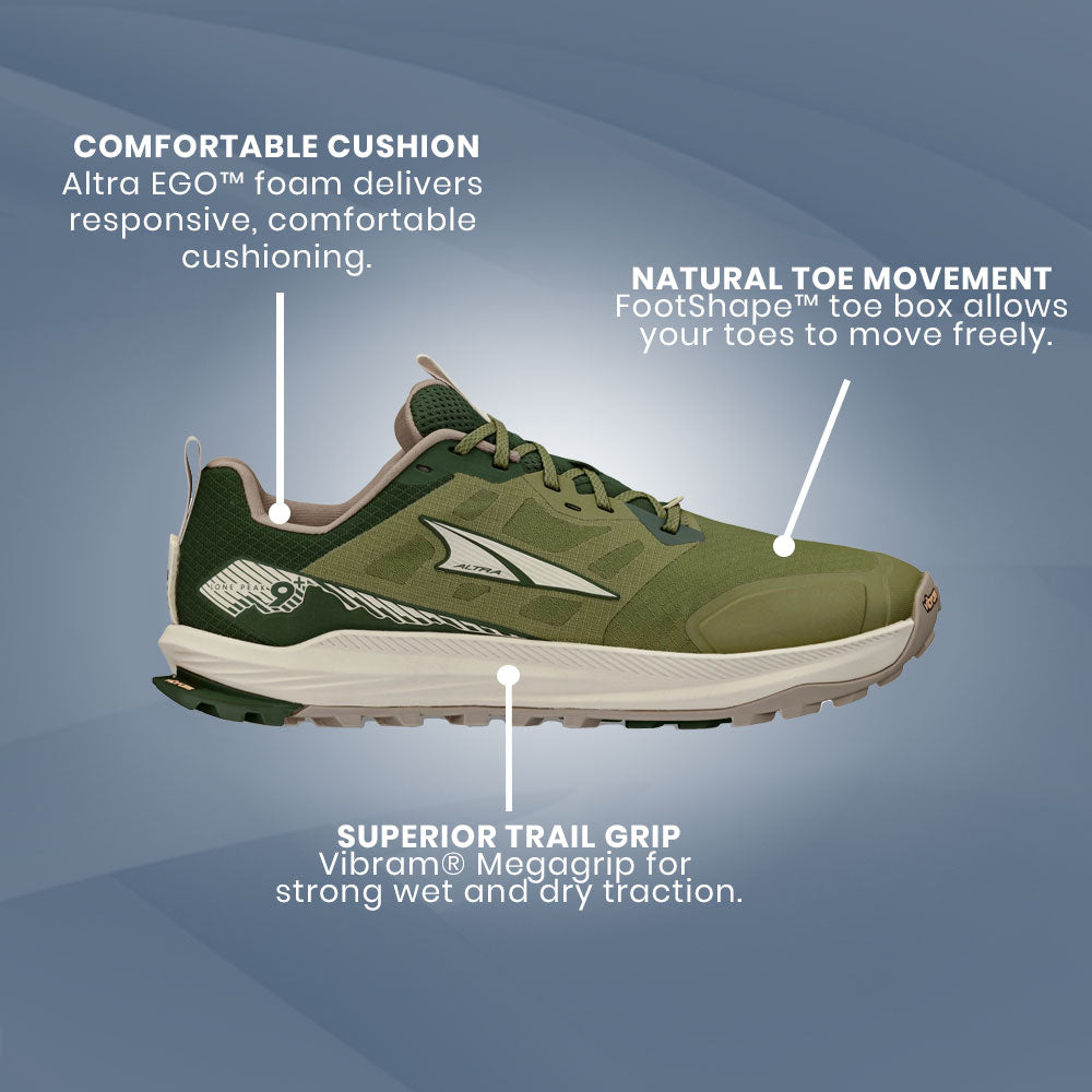 Altra - Lone Peak 9+ - Green (Mens)