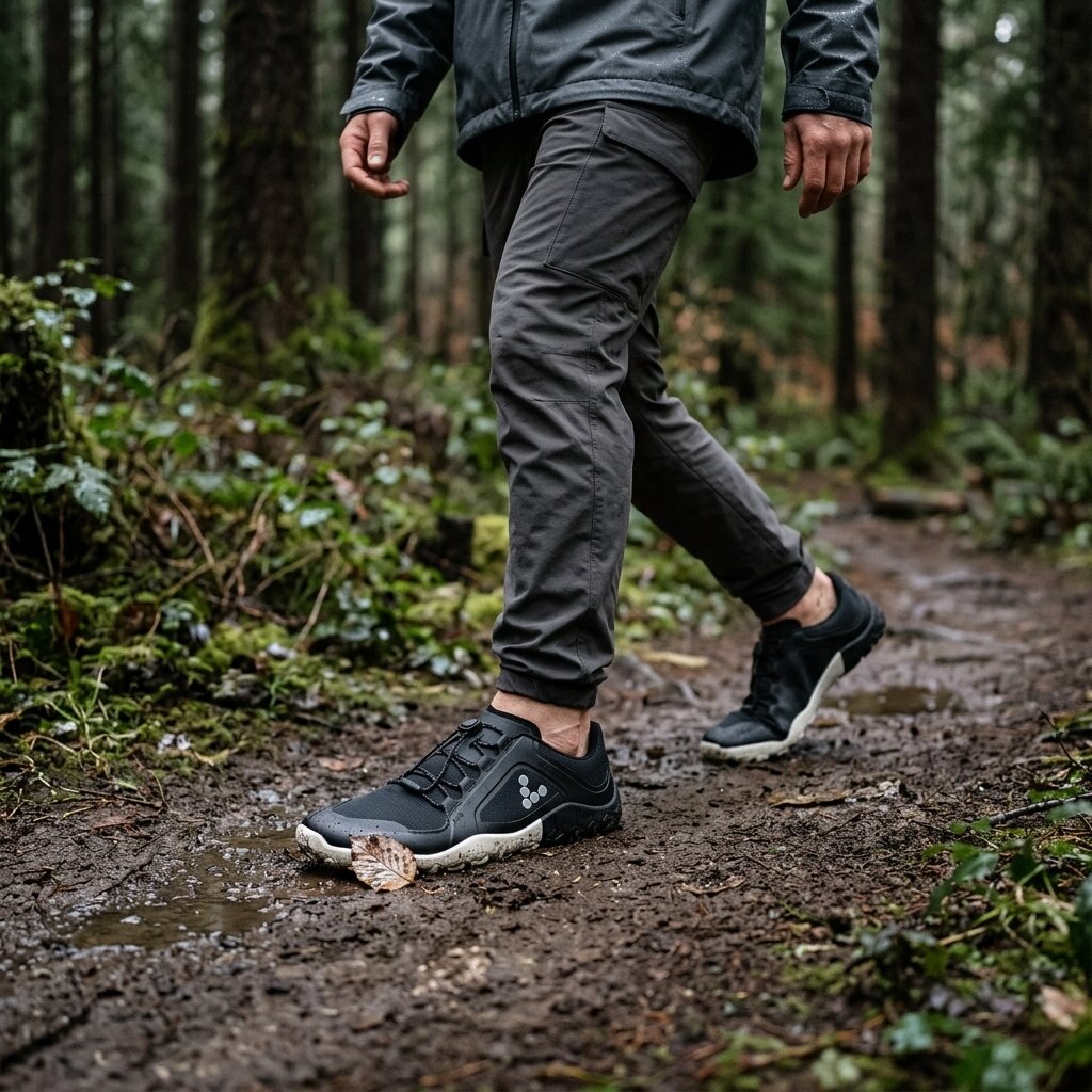 Vivobarefoot Primus Trail III All Weather FG - Obsidian (Mens)