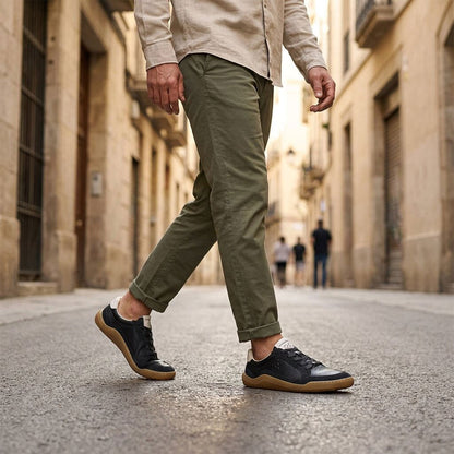 Vivobarefoot Gobi III Sneaker Leather (Mens) - Obsidian