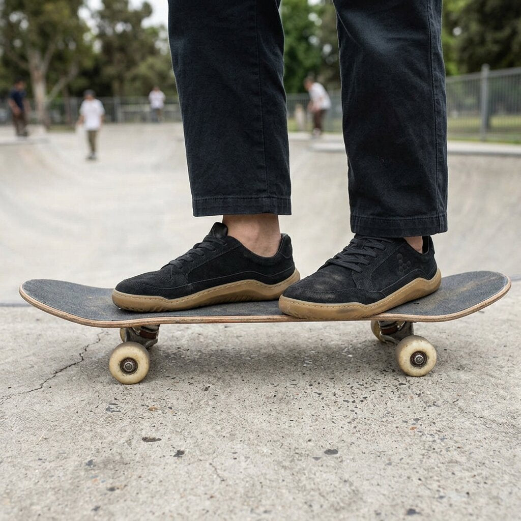 Vivobarefoot Gobi Sneaker Skate MLG (Womens) - Obsidian