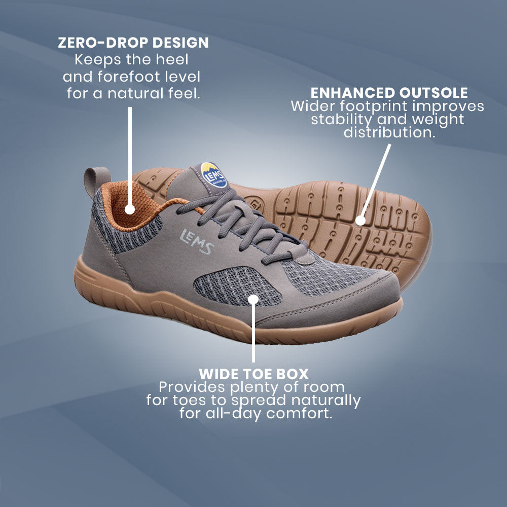 Lems - Primal 3 - Slate (Unisex)