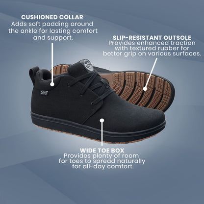 Lems - Chukka Grip Canvas - Blackout - (Unisex)