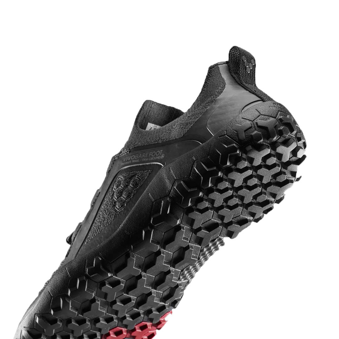 Vivobarefoot Primus Trail Knit FG Grounding (Mens) - Obsidian