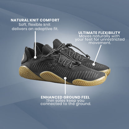 Vivobarefoot - Motus Flex Natural - Obsidian (Womens)