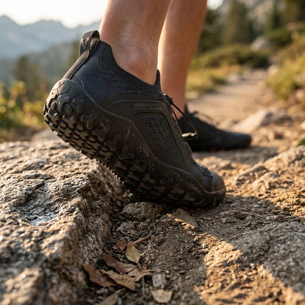 Vivobarefoot Primus Trail Knit FG Grounding (Mens) - Obsidian