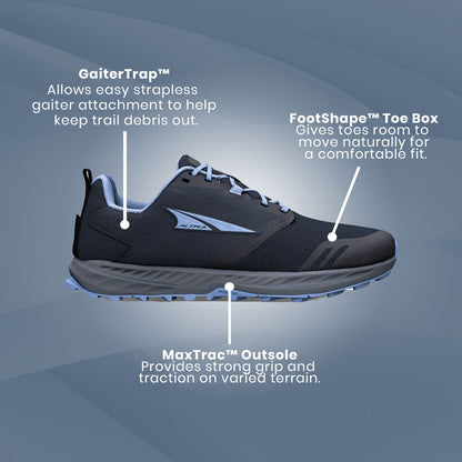 Altra - Superior 7 - Black/Blue - Womens