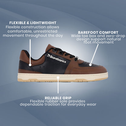 Barebarics - Wave - Black &amp; Dark Brown - (Mens)