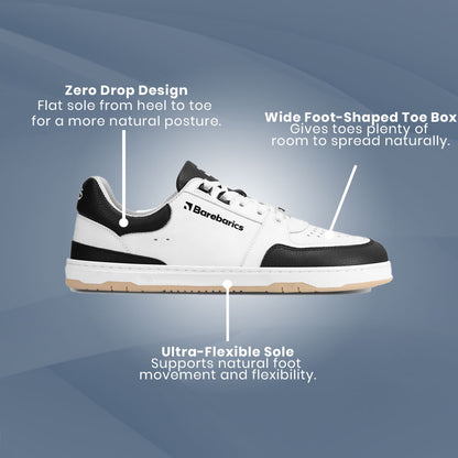 Barebarics - Wave - White &amp; Black - (Unisex)