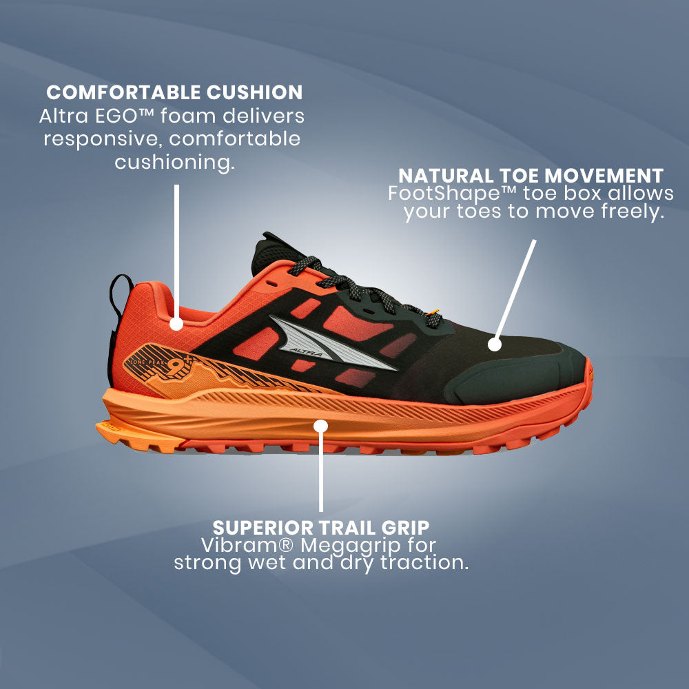 Altra - Lone Peak 9+ Orange/Black - Mens