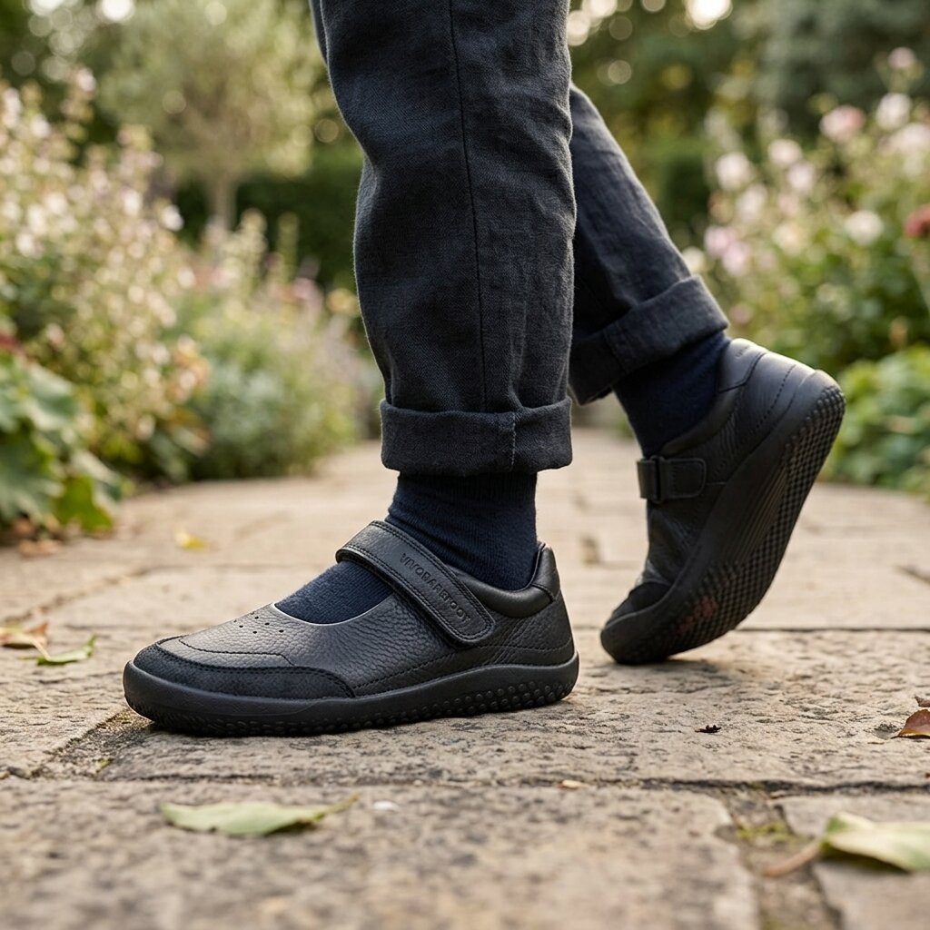 Vivobarefoot - Gobi Bar Kids - Obsidian