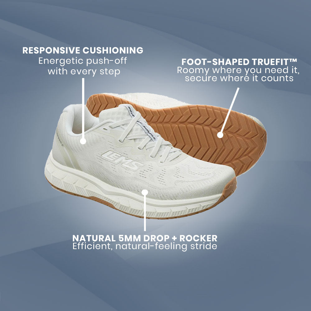 Lems - ZenSpeed+ (Wide) - Chalk - (Unisex)