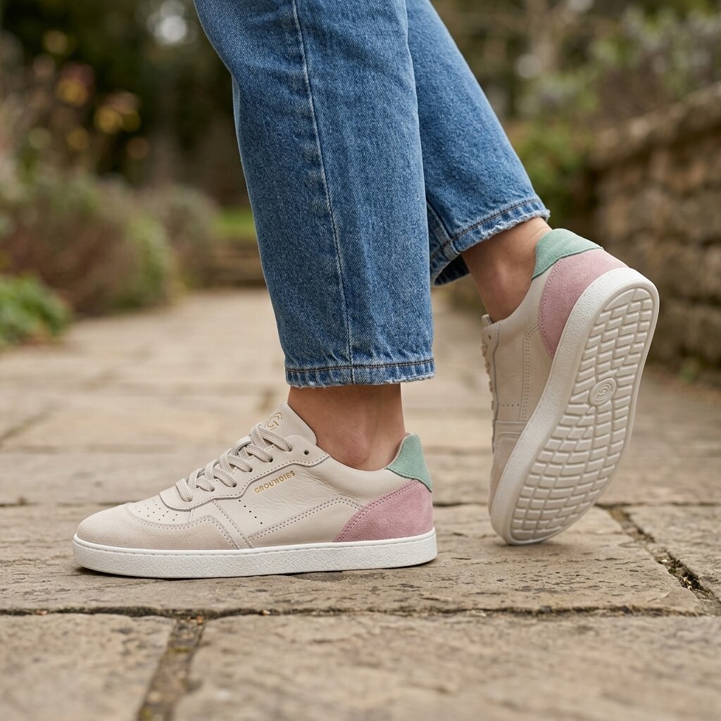 Groundies - Nova - Beige/Pink (Womens)