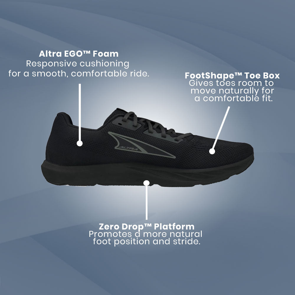 Altra - Escalante 4 - Black/Black - Mens
