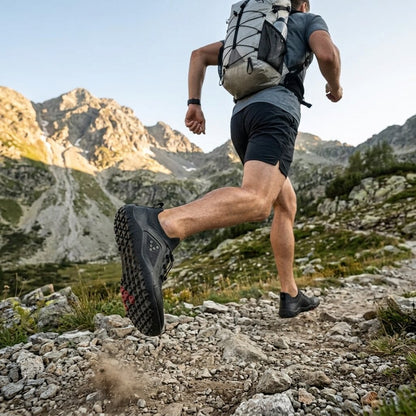 Vivobarefoot Primus Trail Knit FG Grounding (Mens) - Obsidian