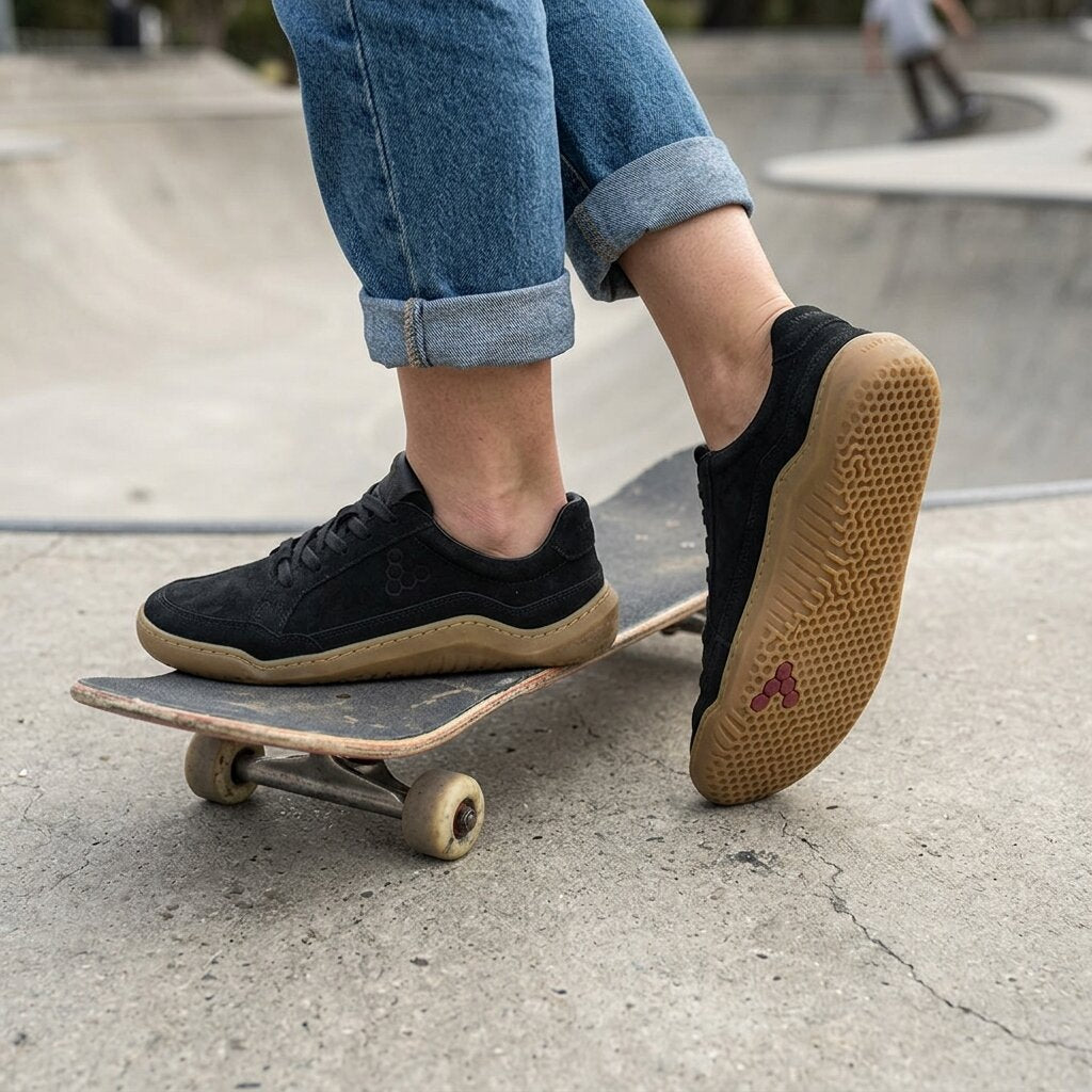 Vivobarefoot Gobi Sneaker Skate MLG (Womens) - Obsidian